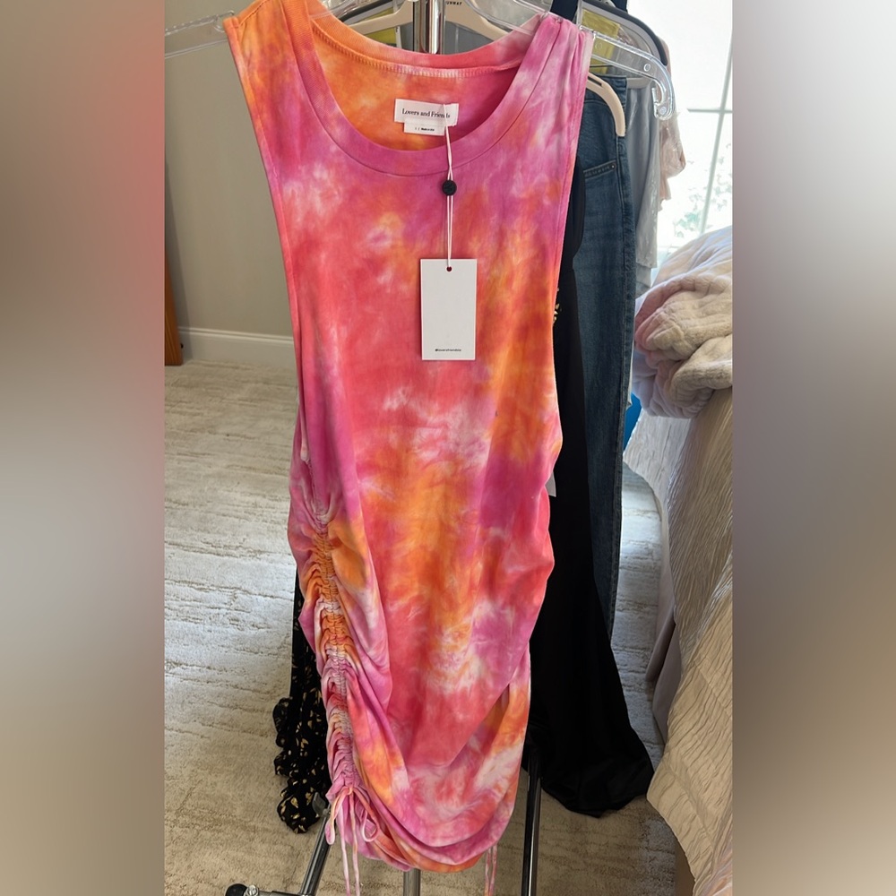 NWT lovers and friends tie up dress